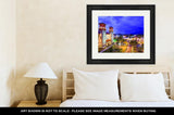 Framed Print, St Augustine Florida USA Townscape Over Alcazar Courtyard - get-accessories