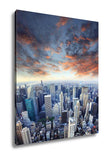 Gallery Wrapped Canvas, New York City Manhattan Skyline Aerial View - get-accessories
