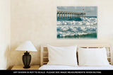 Gallery Wrapped Canvas, Surfs Up At Pensacola Beach Fishing Pier - get-accessories