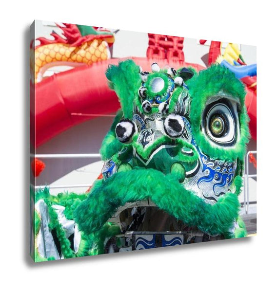 Gallery Wrapped Canvas, Chinese Lion - get-accessories