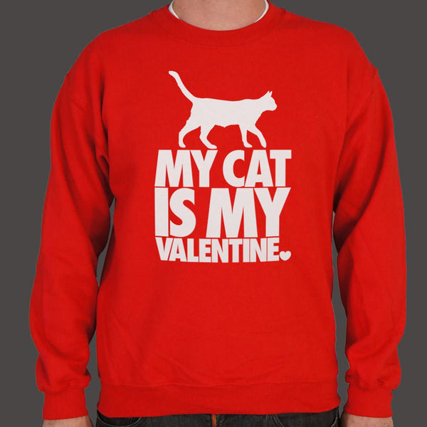 My Cat Is My Valentine Sweater (Mens) - get-accessories