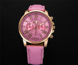 Geneva Women Watch Casual Leather PU - get-accessories
