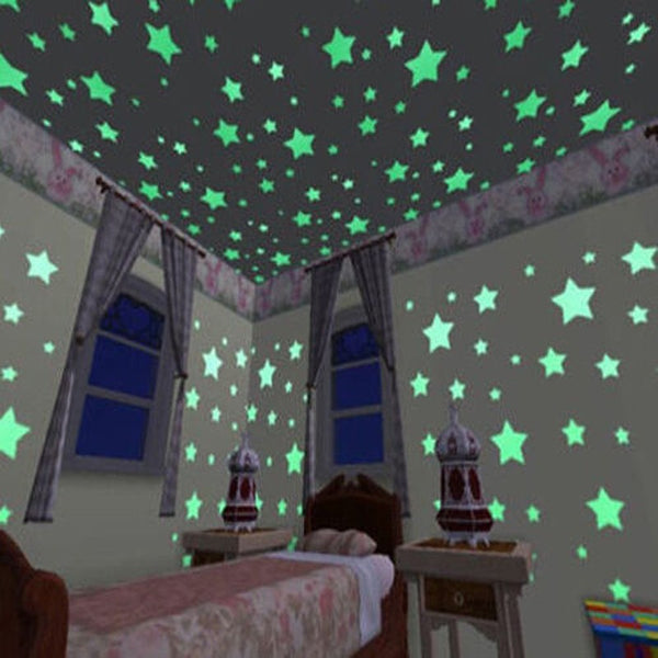 3D Stars Glow in the Dark - get-accessories