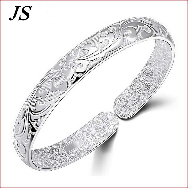 Silver Bracelet Female Charm - get-accessories