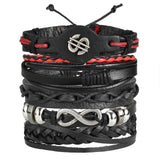 Vintage Multilayer Leather Bracelet Men Fashion - get-accessories