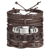 Vintage Multilayer Leather Bracelet Men Fashion - get-accessories