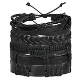 Vintage Multilayer Leather Bracelet Men Fashion - get-accessories
