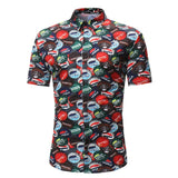 Men Shirt Summer Style Palm - get-accessories