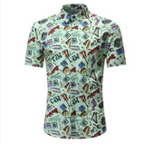 Men Shirt Summer Style Palm - get-accessories