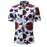 Men Shirt Summer Style Palm - get-accessories