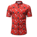 Men Shirt Summer Style Palm - get-accessories