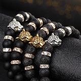 Leopard Head Zircon Bracelets for Men - get-accessories