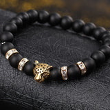Leopard Head Zircon Bracelets for Men - get-accessories