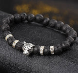 Leopard Head Zircon Bracelets for Men - get-accessories
