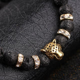 Leopard Head Zircon Bracelets for Men - get-accessories