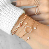 Multilayer Adjustable Open Bracelet Set Women Fashion - get-accessories