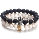 Beaded Women and Men Bracelets Simple Classic Round Bead - get-accessories