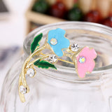 New Style Crystal Leaves Flower - get-accessories