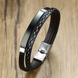 Vnox Bracelets for Men and Women Stainless Steel Bar - get-accessories