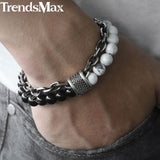 Unique Men's Beaded Bracelet - get-accessories