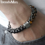 Unique Men's Beaded Bracelet - get-accessories