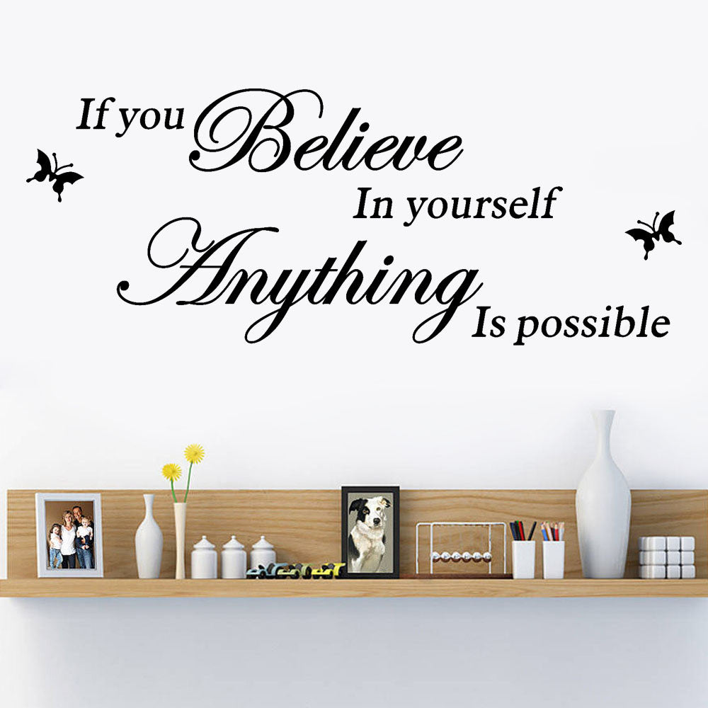 Wall Sticker: Believe In Yourself - get-accessories