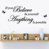 Wall Sticker: Believe In Yourself - get-accessories