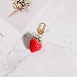 Strawberry Red Heart Keychain - get-accessories