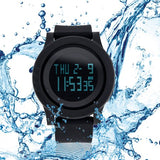 Fashion Digital Electronic Waterproof LED Date Military Sport Wrist Watch Alarm Casual Quartz - Black - get-accessories